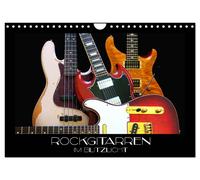 Calendar 2027 · US Version · Rock guitars in flash (Wall Calendar 2027 12" × 8"