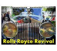 Calendar 2027 · US Version · Rolls Royce Revival (Wall Calendar 2027 12" × 8" la
