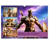 Calendar 2027 · US Version · Roman gods (Wall Calendar 2027 17" × 12" landscape)