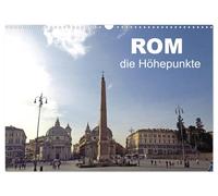 Calendar 2027 · US Version · Rome - the highlights (Wall Calendar 2027 17" × 12"