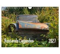 Calendar 2027 · US Version · Rusting legends (Wall Calendar 2027 12" × 8" landsc