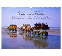Calendar 2027 · US Version · Schleswig-Holstein, vacation land between North Sea