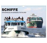 Calendar 2027 · US Version · Ships - On the road in northern Germany (Wall Calen