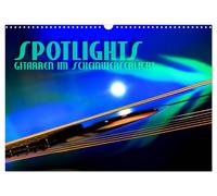 Calendar 2027 · US Version · SPOTLIGHTS - Guitars in the spotlight (Wall Calenda
