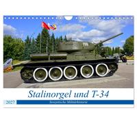 Calendar 2027 · US Version · Stalin Organ and T-34 - Soviet Military History (Wa