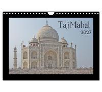 Calendar 2027 · US Version · Taj Mahal (Wall Calendar 2027 12" × 8" landscape),