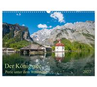 Calendar 2027 · US Version · The Königssee pearl under the Watzmann (Wall Calend