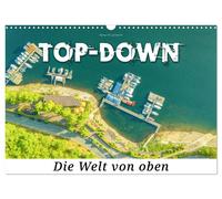 Calendar 2027 · US Version · Top-down - The world from above (Wall Calendar 2027
