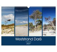 Calendar 2027 · US Version · West beach Darss (Wall Calendar 2027 17" × 12" land