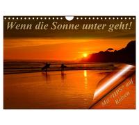 Calendar 2027 · US Version · When the sun goes down (Wall Calendar 2027 12" × 8"
