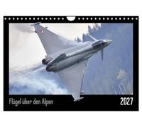 Calendar 2027 · US Version · Wings over the Alps (Wall Calendar 2027 12" × 8" la