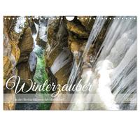 Calendar 2027 · US Version · Winter magic in the Breitachklamm gorge near Oberst