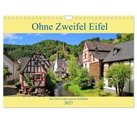 Calendar 2027 · US Version · Without a doubt Eifel (Wall Calendar 2027 12" × 8"