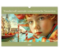 Calendar 2027 · US Version · Wonderfully surreal Venetian scenes (Wall Calendar