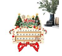 Calendar Advent - 25-Day Wooden Christmas Desktop Decoration