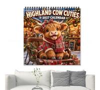 Calendar for Wall Spiral Binding - with Writing Area Animal Calendar 2027He | with Writing Area Animal Calendar 2027 for Daily Note, Office, | Home, Living Room, Dorm, Classroom, Bedroom, Hotel, Shop for