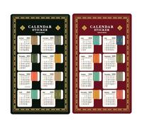 Calendar Stickers 2026, Sticky Weekly Label, 2026 Calendar Index Sticker Tabs, Authentic Planner Accessories for Holiday Office Classroom Dorm, Ideal Scrapbook Journal Women Men Student