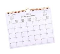 Calendar - Wall Calendar | Family Wall Calendar | 12 Month Monthly Planner, 2025 Wall Calendar For Plans, Appointments, Weddings, Meetings, Large Wall Calendar, Multilingual Monthly Wall Calendar