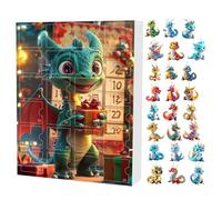 Calendari 'avvento Con Sfere Di Drago | Calendari 'Avvento Per Il Natale Con Ornamenti In Miniatura Di Dinosauri,Calendario 'avvento 24 Giorni Con Ornamento Dinosauro