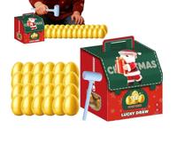 Calendari 'Avvento Con Uova D'Oro Giocattolo Da Collezione Riutilizzabile | Calendario Avvento Per Natale Per Bambini Adulti Ragazzi Ragazze Famiglia Vacanze Feste Aula Uffici