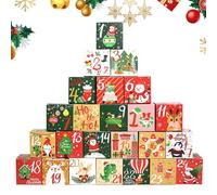 Calendari 'Avvento del Conto alla rovescia 2024,Calendario 'Avvento di Natale 2024 Scatole | Calendario del conto alla rovescia 2024 Scatole di cartone di Natale,Calendario del conto alla