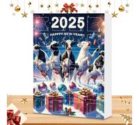 Calendari 'avvento di - 24 pezzi, ornamenti di da 2dcarteon, calendario del conto alla rovescia di Natale | Ornamenti natalizi per bambini, famiglia, ragazzi amici e decorazioni