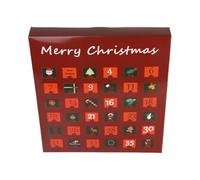 Calendari Countdown Vuoti da Riempire Fai da Te Natale Vuoto Riutilizzabile | Calendario 'Avvento Festivo Riempibile da Te per Adulti Bambini con Caramelle Snack Giocattoli Tavolo Uffici