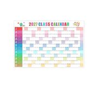 Calendari Da Parete 2027 Grande Agenda Planner Reversibile E Cancellabile | Calendario Da Parete Piegato In Plastificata Per Lavoro Appartamento Dormitorio Hotel Casa Interni Camera Da Letto