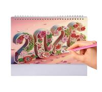 Calendari da ufficio - Calendario 2026 da ufficio 12,Gestione 'occupazione del da gennaio a dicembre Art Strass per tutta la famiglia