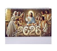 Calendari da ufficio,Calendario mensile di carta 2026 per ufficio | Gestione del Lavoro del Tempo da gennaio a dicembre Art Strass per tutta la famiglia