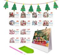 Calendari Diamante Dipinto 2026 | Calendario Mensile con Diamanti | Articoli per Ufficio per Scuola Casa Viaggio Ringraziamento | Aula Stanza Feste