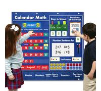 Calendari Tascabili,Attività Educative A Doppia Faccia | Attività Di Matematica Quotidiane,Per Bambini Ragazzo Insegnante Genitore Vacanza Classe Casa Scuola Materna Elementare