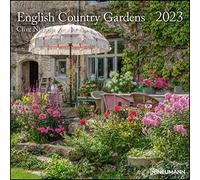 Calendario 2023 da muro English Country Gardens, 12 mesi, 30 x 30 cm (30 x 60 cm aperto)