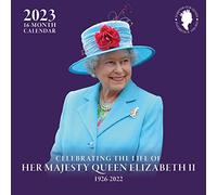 Calendario 2023 Remembering Our Queen, con visualizzazione mensile, 30 x 30 cm