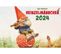 Calendario 2024: disegni fiabeschi del pittore olandese Rien Poortvliet