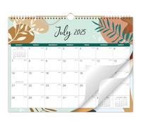Calendario 2025-2026 - Planner da parete 18 mesi da luglio 2025 a dicembre 2026, calendario 2025-2026, 37 x 29 cm, date giuliane, vacanze, blocchi grandi