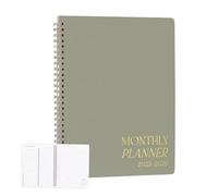 Calendario 2025-2026, planner mensile estetico e quaderno, agenda con lista di controllo delle attività, per casa, scuola, cucina, scrivania, viaggi