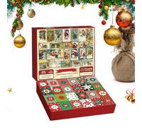 Calendario 2025 'Avvento Natale Jigsaw Puzzle - Calendario per il conto alla rovescia di Natalle 2025 | Puzzle di Natale decorazioni domestiche | Calendari con conto alla rovescia per puzzles di v
