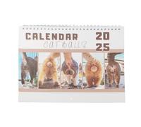 Calendario 2025 - Calendario da Parete 2025 divertente Calendario Mensile | Calendario da Parete 2025 Decorazione da parete, Planner annuale Carta spessa per organizzazione e pianificazione