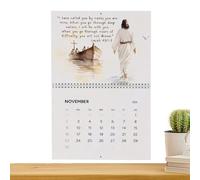 Calendario 2025 con versi biblici, calendario cristiano 2025 - Bibbia religiosa Scrittura ispiratrice Agenda giornaliera motivazionale cristiana per amici, studenti, famiglia, insegnanti, scuola
