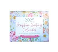 Calendario 2025, con versi biblici da parete 2025, da gennaio a dicembre, calendario da scrivania a tema biblico, da scrivania, decorazione natalizia per la casa per appuntamenti e