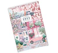 Calendario 2025 da viaggio, da 01 a 12, calendario mensile da appendere alla parete, per la scuola, planner da viaggio motivazionale