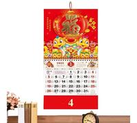 Calendario 2025 New Year's - Calendario cinese Snake Hanging | Cinese New Year Decoration Snake Year Calendar | Lunar New Year Decorations, 2025 Calendar For Wedding, Birthday