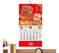 Calendario 2025 New Year's - Calendario cinese Snake Hanging | Cinese New Year Decoration Snake Year Calendar | Lunar New Year Decorations, 2025 Calendar For Wedding, Birthday