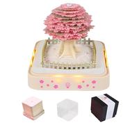 Calendario 2026, 3D Art Calendar Memo Pad 2026, 3D Scultura in carta Calendari Art Memo Pad Notepad, Creativo fai da te strappare 3D Artsy Pads, Calendari 3D per casa ufficio Desktop Decor