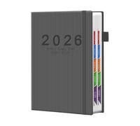 Calendario 2026 - Agenda In Carta A5 Pu | Notebook Organizer Per Pianificazione Con Schede | Casa Scuola Ufficio Aula Riunione Studio Lista Delle Cose Da Gestione Del Giornaliero