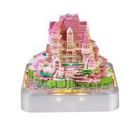 Calendario 2026, blocco note 3D con carta intagliata, calendario da scrivania con luce, decorazione creativa fai da te da scrivania per Frends, colleghi, a forma di castello (castal shape, 1pcs)