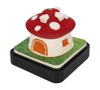 Calendario 2026, blocco note 3D con carta intagliata, calendario da scrivania con luce, decorazione creativa fai da te da scrivania per Frends, colleghi, a forma di castello (mushroom, 1pcs)