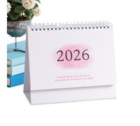 Calendario 2026, calendario da tavolo in piedi 2025-2026, rilegatura a filo, agenda accademica estetica per studenti e insegnanti, pianificazione aziendale, scuola, dormitorio, ufficio, aula