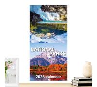 Calendario 2026, Calendario Parco Nazionale Calendario Da Parete 2026, Planner Mensile Carta Spessa Da Gennaio a Dicembre Decorazione Casa